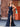V-Neck Boned Mermaid Prom Dress Long Split-Dark Blue