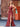 V-Neck Boned Mermaid Prom Dress Long Split-Crimson