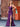 V-Neck Boned Mermaid Prom Dress Long Split-Purple Grey
