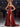 Cut Front Corset Bodice Sparkly Satin Ball Gown Prom Dress - Crimson