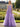 Lavender Sweetheart Tulle Appliqued Long A-Line Corset Prom Dress