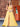Sheer Bodice Beaded A-Line Prom Dress With Slit - Yellow