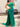 One Shoulder Boned Prom Dress With Waist Drop - Green