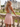 Halter Cut Front Sparkly Beading Chiffon Mini Ball Gown Prom Dress in Blush Pink
