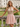 Halter Cut Front Sparkly Beading Chiffon Mini Ball Gown Prom Dress in Blush Pink