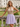 Halter Cut Front Sparkly Beading Chiffon Mini Ball Gown Prom Dress in Lavender