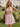Halter Cut Front Sparkly Beading Chiffon Mini Ball Gown Prom Dress in Pink