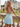 Halter Cut Front Sparkly Beading Chiffon Mini Ball Gown Prom Dress in Light Blue