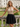 Halter Cut Front Sparkly Beading Chiffon Mini Ball Gown Prom Dress in Black