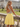 Luxury Crystal Backless Halter Mini A-Line Prom Dress in Yellow