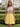 Luxury Crystal Backless Halter Mini A-Line Prom Dress in Yellow