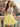 Luxury Crystal Backless Halter Mini A-Line Prom Dress in Yellow