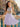 Luxury Crystal Backless Halter Mini A-Line Prom Dress in Lavender