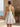 Halter Black Polka Dot Bodice Mini A-line Prom Dress in White