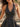 A-Line Polka Dot Halter Bodice Short Hoco Dress in Black