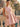 Halter Bodice Bow Backless Zipped A-Line Formal Mini Skirt in Pink