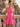 Halter Bodice Bow Backless Zipped A-Line Formal Mini Skirt in Hot Pink