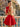 Halter Bodice Bow Backless Zipped A-Line Formal Mini Skirt in Red