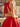 Halter Bodice Bow Backless Zipped A-Line Formal Mini Skirt in Red