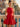 Halter Bodice Bow Backless Zipped A-Line Formal Mini Skirt in Red