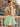 Halter Bodice Bow Backless Zipped A-Line Formal Mini Skirt in Mint Green
