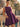 Halter Bodice Bow Backless Zipped A-Line Formal Mini Skirt in Grape
