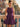 Halter Bodice Bow Backless Zipped A-Line Formal Mini Skirt in Grape