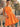 Halter Bodice Bow Backless Zipped A-Line Formal Mini Skirt in Orange