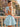 Halter Bodice Bow Backless Zipped A-Line Formal Mini Skirt in Baby Blue