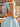 Halter Bodice Bow Backless Zipped A-Line Formal Mini Skirt in Baby Blue