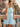 Halter Bodice Bow Backless Zipped A-Line Formal Mini Skirt in Baby Blue