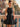 Halter Bodice Bow Backless Zipped A-Line Formal Mini Skirt in Black