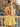 Halter Bodice Bow Backless Zipped A-Line Formal Mini Skirt in Yellow