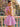 Halter Bodice Bow Backless Zipped A-Line Formal Mini Skirt in Lilac