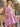 Halter Bodice Bow Backless Zipped A-Line Formal Mini Skirt in Lilac