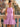 Halter Bodice Bow Backless Zipped A-Line Formal Mini Skirt in Lilac