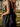 Deep V-Neck Big Bow Backless Mini A-Line Prom With Pocket in Black