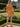 Long Sleeves Deep V-Neck Satin Backless Mini Prom Dress - Orange