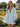 Long Sleeves Deep V-Neck Satin Backless Mini Prom Dress - Baby Blue
