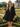 Long Sleeves Deep V-Neck Satin Backless Mini Prom Dress - Black