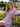 Long Sleeves Deep V-Neck Satin Backless Mini Prom Dress - Lilac