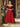 Off Shoulder Satin Ankle Ball Gown Prom Dress - Red