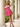 Bow Front Off Shoulder Short Hoco A-Line Dress in Hot Pink