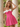 Bow Front Off Shoulder Short Hoco A-Line Dress in Hot Pink