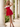 Bow Front Off Shoulder Short Hoco A-Line Dress in Red