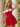 Bow Front Off Shoulder Short Hoco A-Line Dress in Red