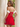 Bow Front Off Shoulder Short Hoco A-Line Dress in Red