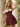 Bow Front Off Shoulder Short Hoco A-Line Dress in Burgundy