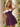 Bow Front Off Shoulder Short Hoco A-Line Dress in Grape