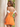Bow Front Off Shoulder Short Hoco A-Line Dress in Orange